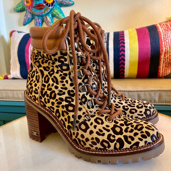 Sam Edelman Shoes - New Sam Edelman Sade Leopard Boot Size 8